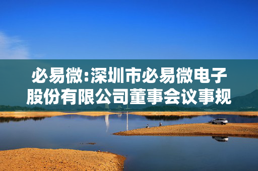 必易微:深圳市必易微电子股份有限公司董事会议事规则