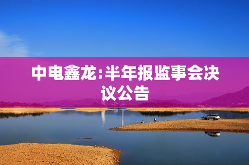 中电鑫龙:半年报监事会决议公告