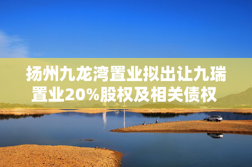 扬州九龙湾置业拟出让九瑞置业20%股权及相关债权 底价1.47亿元