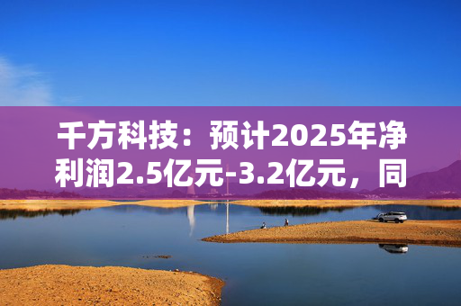 千方科技：预计2025年净利润2.5亿元-3.2亿元，同比扭亏