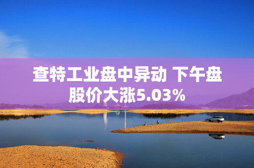查特工业盘中异动 下午盘股价大涨5.03%
